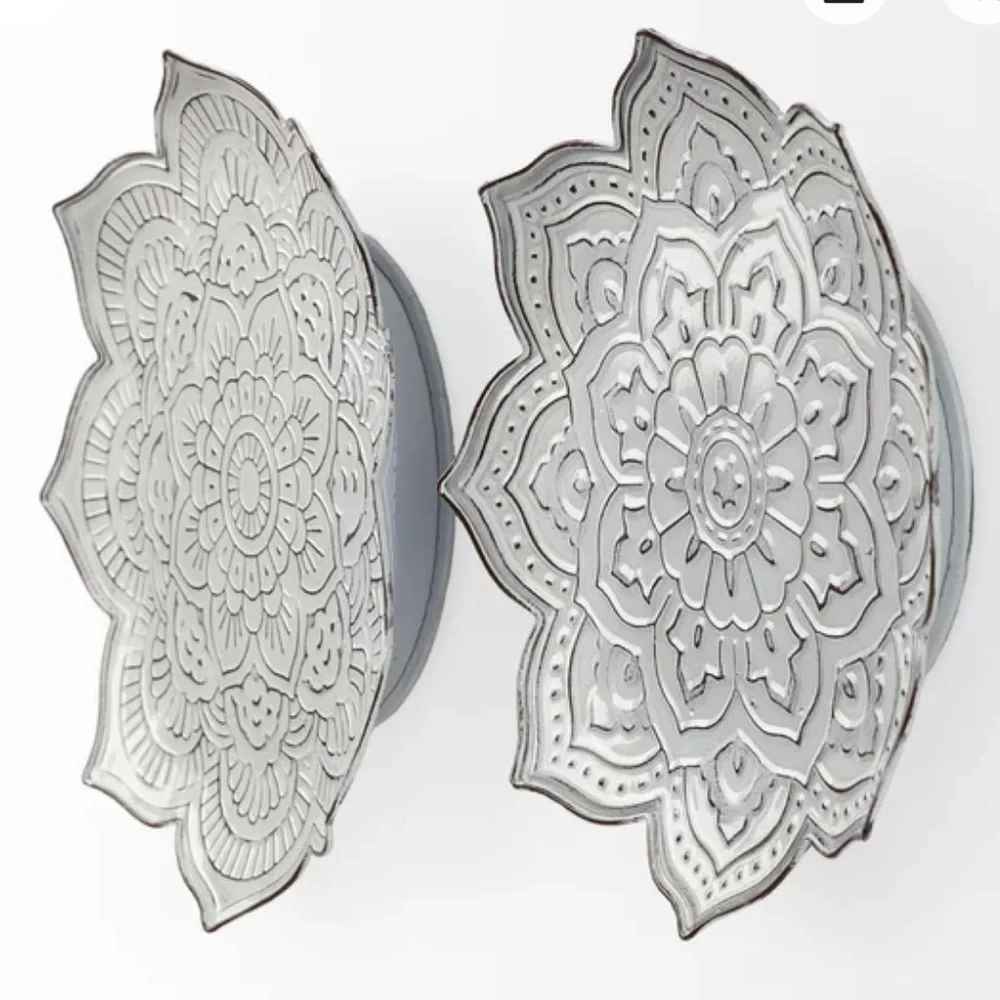 2 Pc Set Metal Wall Decor by Bungalow Rose - Picture 9 of 9
